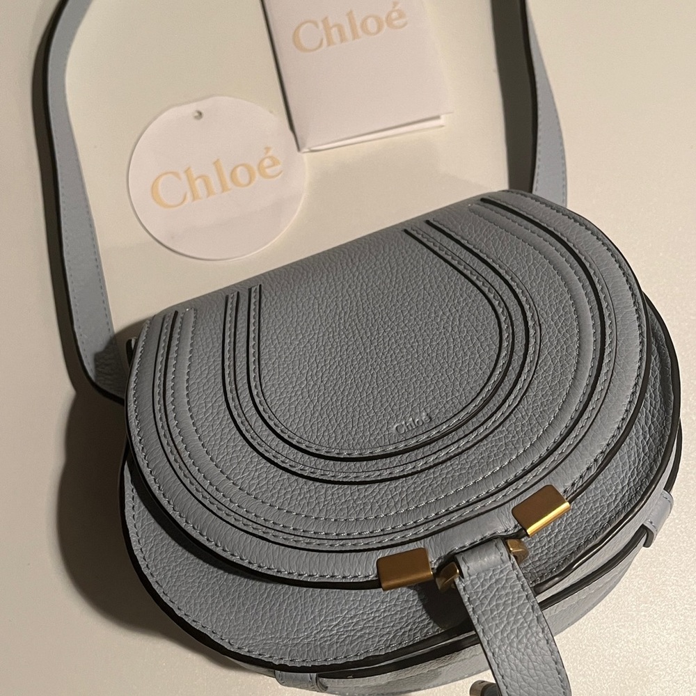 Chloe Small Marcie leather crossbody bag authentic